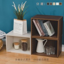 愛美百貨｜樂嫚妮 歐式木質組合櫃 空櫃 收納櫃
